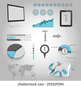 illustration of vector building modern icon in design