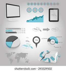 illustration of vector building modern icon in design