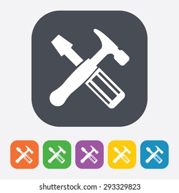 illustration of vector building modern icon in design