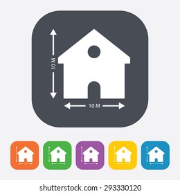 illustration of vector building modern icon in design