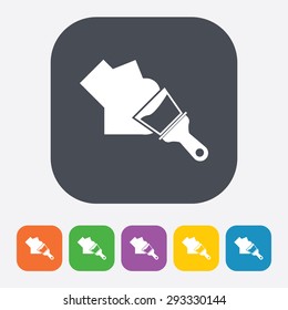 illustration of vector building modern icon in design