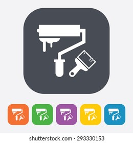 illustration of vector building modern icon in design