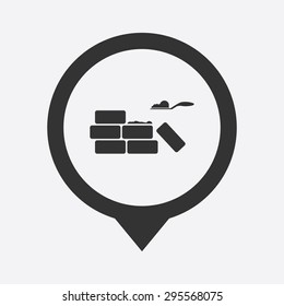 illustration of vector building modern icon in design