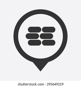 illustration of vector building modern icon in design
