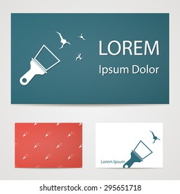 illustration of vector building modern icon in design