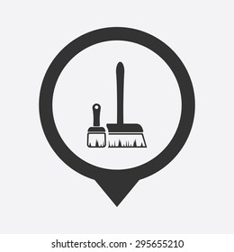 illustration of vector building modern icon in design