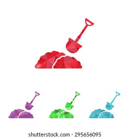illustration of vector building modern icon in design