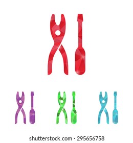 illustration of vector building modern icon in design