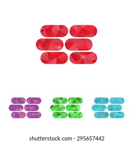 illustration of vector building modern icon in design