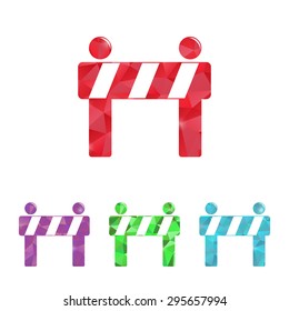 illustration of vector building modern icon in design