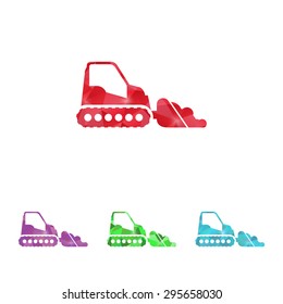 illustration of vector building modern icon in design