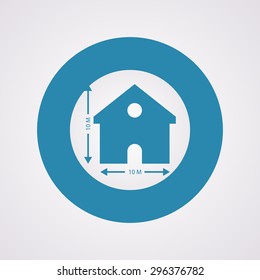 illustration of vector building modern icon in design