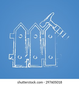 illustration of vector building modern icon in design