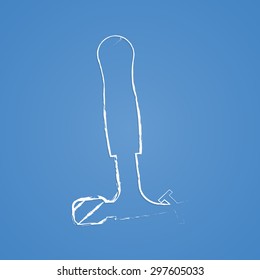 illustration of vector building modern icon in design