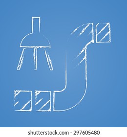 illustration of vector building modern icon in design