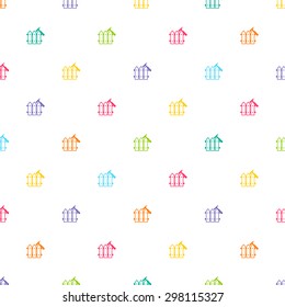 illustration of vector building modern icon in design