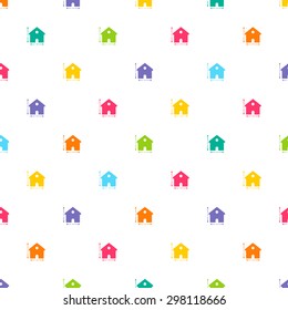 illustration of vector building modern icon in design