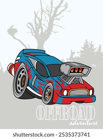 Illustration vector of car design