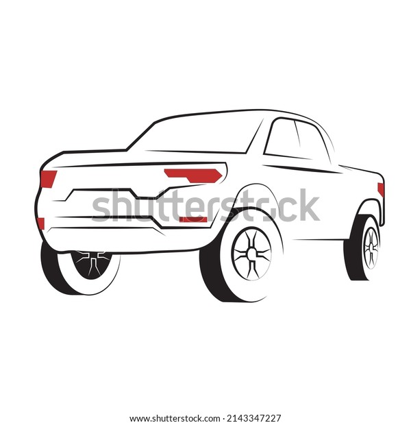 illustration vector of car . Car isolated\
illustration icon,Vector line, Transport icon, Transportation\
concept, Line\
vector