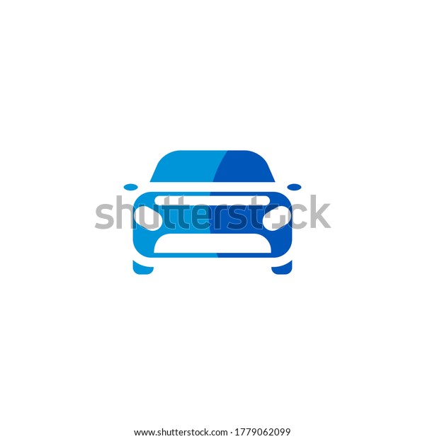 illustration\
of a vector car sticker in full color\
style