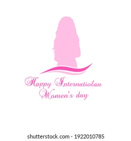 Illustration vector cards design happy women's day