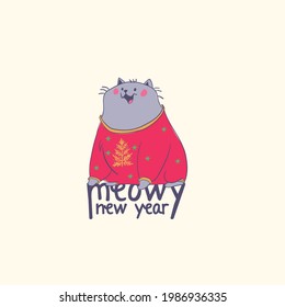 illustration vector cat design graphic