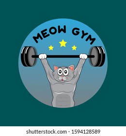 Illustration of Vector Cats Logo Template