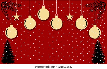 ilustración vector de fondo de navidad