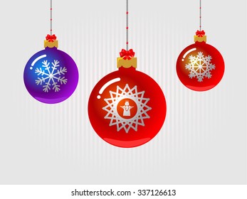 Illustration of vector Christmas design 