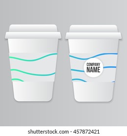 Illustration of Vector Coffee Cup Isolated