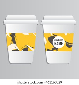Illustration of Vector Coffee Cup Isolated