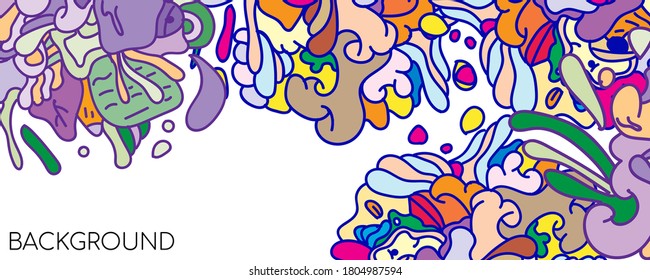 ilustración de fondo abstracto colorido.