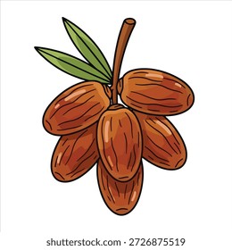 Ilustración Vector de diseño de fechas coloridas