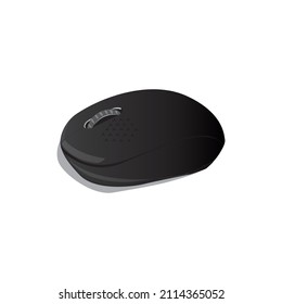 illustration, vector, of a computer hardware that is a mouse