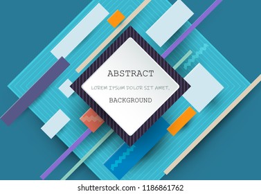 Illustration vector of cool abstract geometric background. Blank simple geometry, triangle shape. Composition pattern design for your content, business, modern graphic design, banner, template, cover