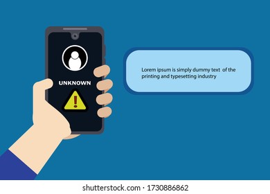 Illustration vector: Covid-19 fraud and scam alert
