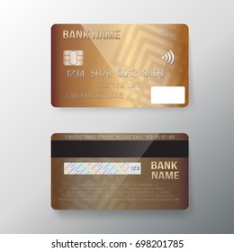 Illustration of Vector Credit Card