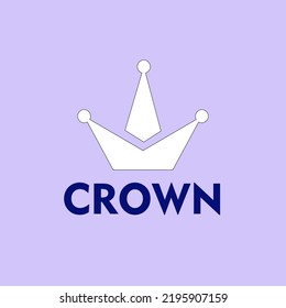 Illustration vector of crown logo. Crown Logo Vector Template. simple logo. luxury logo