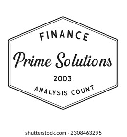 illustration vector design of accessories company vintage logo
