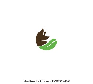 Vektordesign-Logo für Tierfutter
