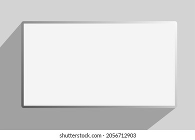 Ilustración de diseño vectorial de la plantilla de banner con estilo de simulación para sus recursos gráficos. Antecedentes. 