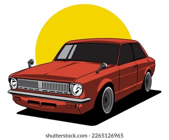 
ilustración diseño vectorial del concepto de vehículo de automóvil