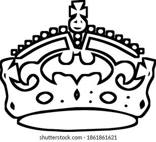  illustration vector design Crown King