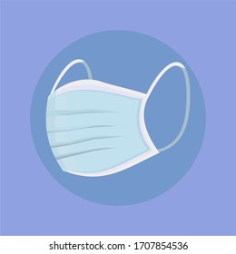 Illustration vector design of face mask