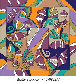 illustration; vector; design; figure; nature; sketch; drawing; doodle; leaf; floral;