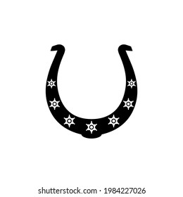 illustration vector design graphic of horseshoe logo