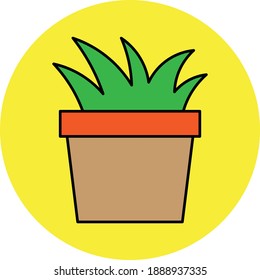 Illustration vector design of Grass icon. These icons is the perfect solution for online and printable projects like banners, slides, websites icons, etc.
