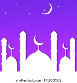 Illustration vector design of Islamic Background