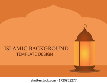 Illustration, Vektordesign des islamischen Hintergrunds