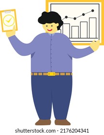 illustration vector design of manager of worker that Chased the target and gained profit for the company

Suitable illustration for presentation, books, magazine, newspaper, news, books, and etc.